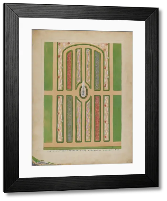 Framed Print : Parterre - J. W. Wood, c. 1936. Creator: Meyer Goldbaum Framed Print : Parterre - J. W. Wood, c. 1936. Creator: Meyer Goldbaum