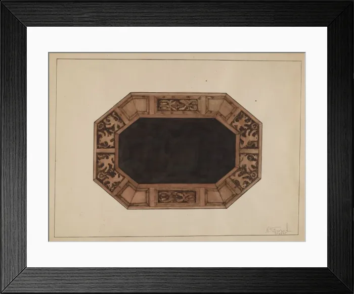 Framed Print : Top of Table, 1935 / 1942. Creator: Nicholas Gorid Framed Print : Top of Table, 1935 / 1942. Creator: Nicholas Gorid