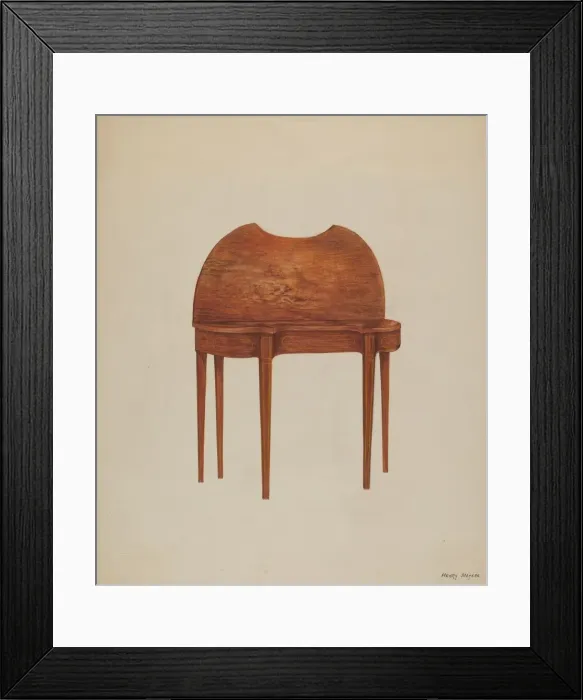Framed Print : Card Table, c. 1938. Creator: Henry Meyers Framed Print : Card Table, c. 1938. Creator: Henry Meyers