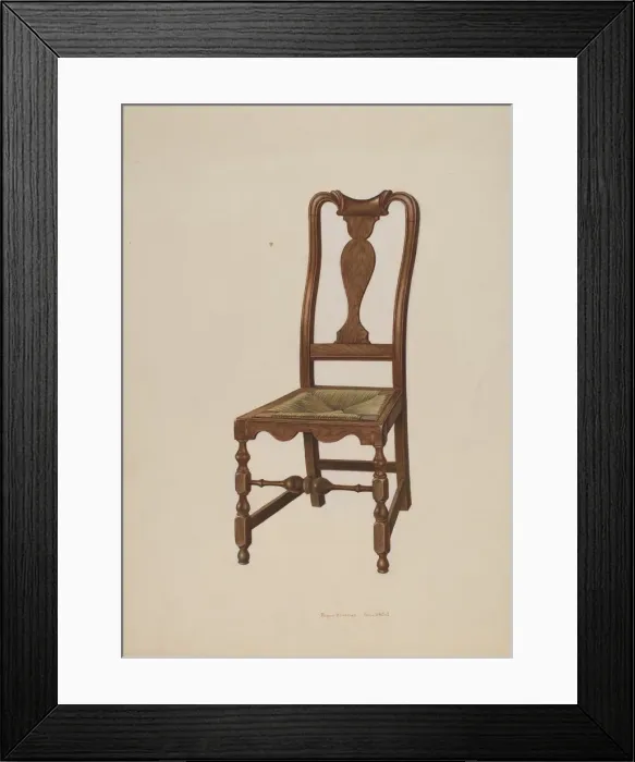 Framed Print : Chair, 1935 / 1942. Creator: Regina Henderer Framed Print : Chair, 1935 / 1942. Creator: Regina Henderer