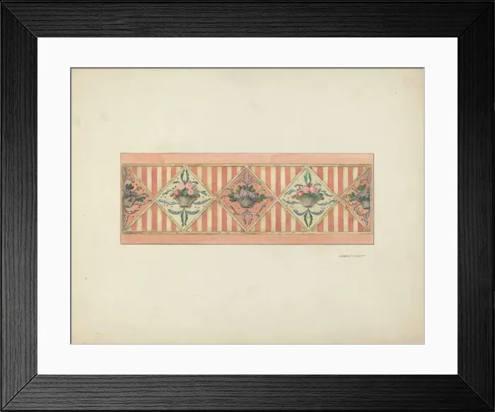 Framed Print : Antependium of Altar, 1937. Creator: Edward Jewett Framed Print : Antependium of Altar, 1937. Creator: Edward Jewett