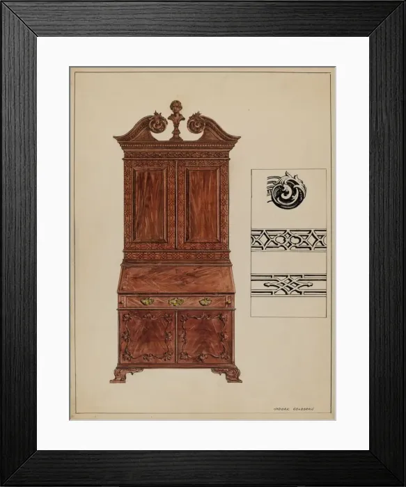 Framed Print : Secretary, c. 1936. Creator: Isadore Goldberg Framed Print : Secretary, c. 1936. Creator: Isadore Goldberg