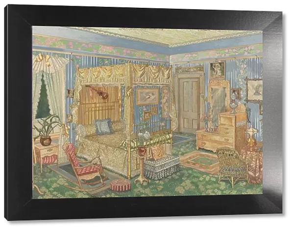 Womans Bedroom, 1935  /  1942. Creator: Perkins Harnly