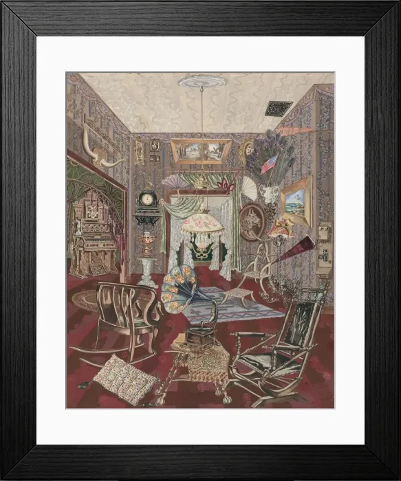 Framed Print : Sitting Room, 1935 / 1942. Creator: Perkins Harnly Framed Print : Sitting Room, 1935 / 1942. Creator: Perkins Harnly