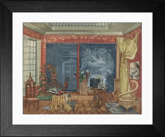 Framed Print : Photographers Studio, 1935 / 1942. Creator: Perkins Harnly Framed Print : Photographers Studio, 1935 / 1942. Creator: Perkins Harnly