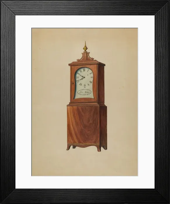 Framed Print : Shelf Clock, c. 1938. Creator: Bernard Gussow Framed Print : Shelf Clock, c. 1938. Creator: Bernard Gussow