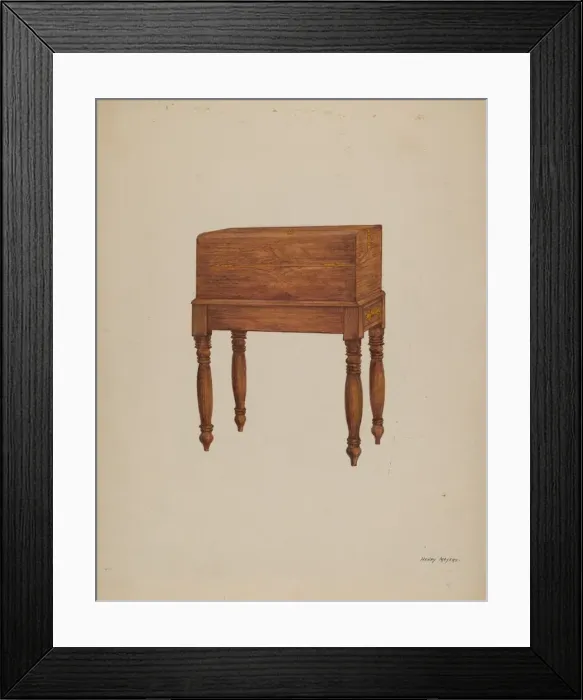 Framed Print : Writing Desk, 1935 / 1942. Creator: Henry Meyers Framed Print : Writing Desk, 1935 / 1942. Creator: Henry Meyers