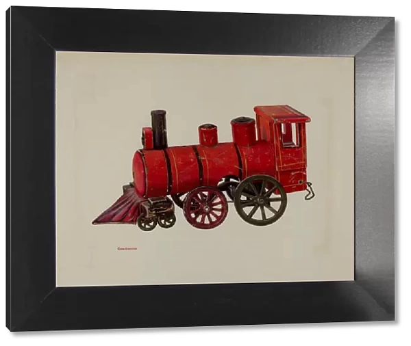 Toy Locomotive, 1935  /  1942. Creator: Chris Makrenos