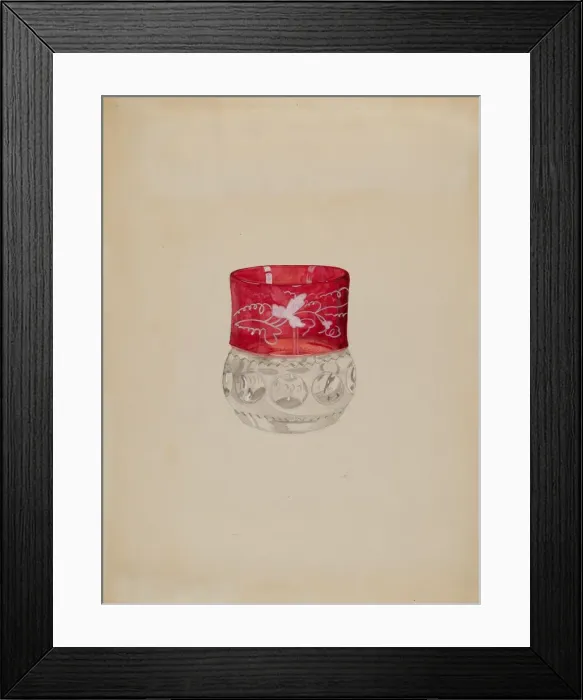 Framed Print : Tumbler, c. 1936. Creator: Katherine Hastings Framed Print : Tumbler, c. 1936. Creator: Katherine Hastings
