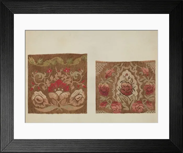 Framed Print : Brussels Carpet Bag, c. 1937. Creator: Jules Lefevere Framed Print : Brussels Carpet Bag, c. 1937. Creator: Jules Lefevere