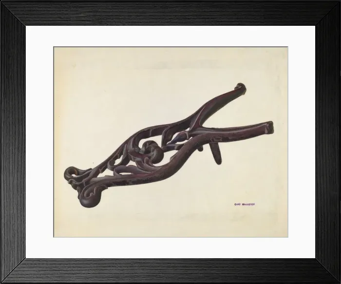 Framed Print : Bootjack, c. 1939. Creator: Chris Makrenos Framed Print : Bootjack, c. 1939. Creator: Chris Makrenos