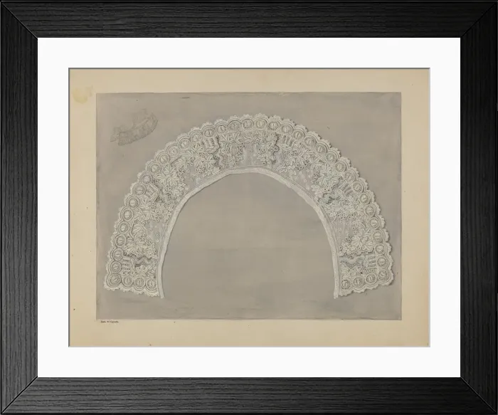Framed Print : Embroidery, 1937. Creator: Edith Magnette Framed Print : Embroidery, 1937. Creator: Edith Magnette