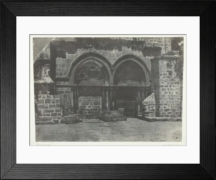 Framed Print : Jerusalem, Arcades Inferieures De L Eglise Du Saint-Sepulcre;Palestine Framed Print : Jerusalem, Arcades Inferieures De L Eglise Du Saint-Sepulcre;Palestine