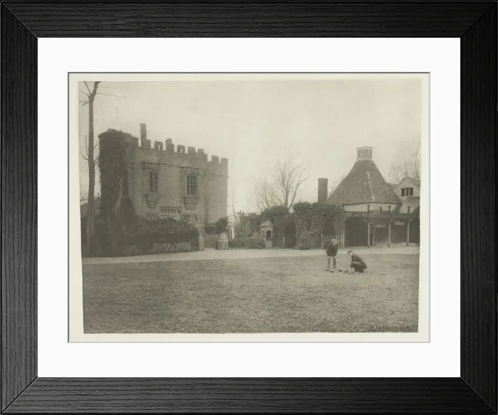 Framed Print : The Old Rye House, 1880s. Creator: Peter Henry Emerson Framed Print : The Old Rye House, 1880s. Creator: Peter Henry Emerson