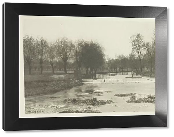 The Shoot, Amwell Magna Fishery, 1880s. Creator: Peter Henry Emerson
