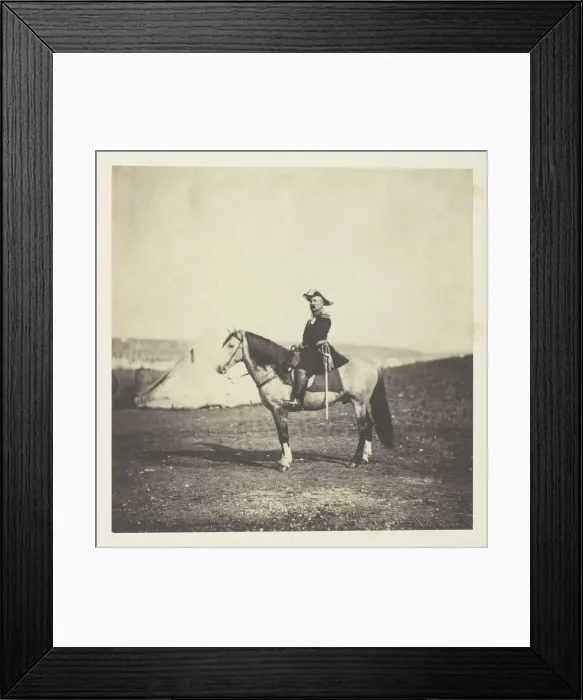 Framed Print : General Bosquet, 1855. Creator: Roger Fenton Framed Print : General Bosquet, 1855. Creator: Roger Fenton