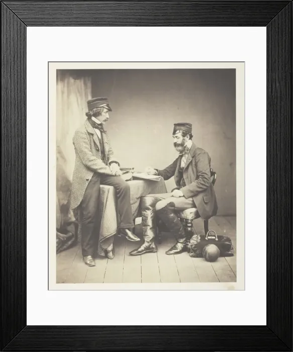 Framed Print : The Sanitary Commission, 1855. Creator: Roger Fenton Framed Print : The Sanitary Commission, 1855. Creator: Roger Fenton