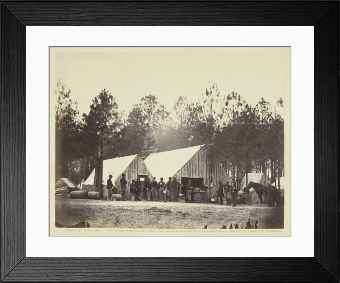 Framed Print : Commissary Department, Head-Quarters Army of the Potomac, February 1864 Framed Print : Commissary Department, Head-Quarters Army of the Potomac, February 1864