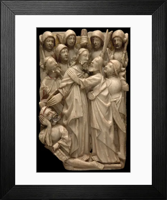 Framed Print : The Betrayal of Christ, 1500 / 25. Creator: Unknown Framed Print : The Betrayal of Christ, 1500 / 25. Creator: Unknown