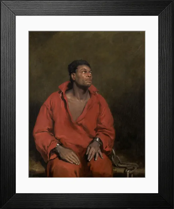 Framed Print : The Captive Slave, 1827. Creator: John Simpson Framed Print : The Captive Slave, 1827. Creator: John Simpson