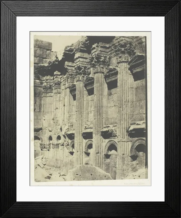 Framed Print : Temple De Jupiter aBaalbeck (Heliopolis, Interieur Du Naos;Syrie Framed Print : Temple De Jupiter aBaalbeck (Heliopolis, Interieur Du Naos;Syrie