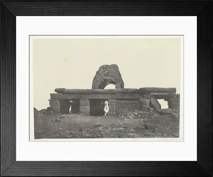 Framed Print : Temple d Amada; Nubie, 1849 / 51, printed 1852. Creator: Maxime du Camp Framed Print : Temple d Amada; Nubie, 1849 / 51, printed 1852. Creator: Maxime du Camp