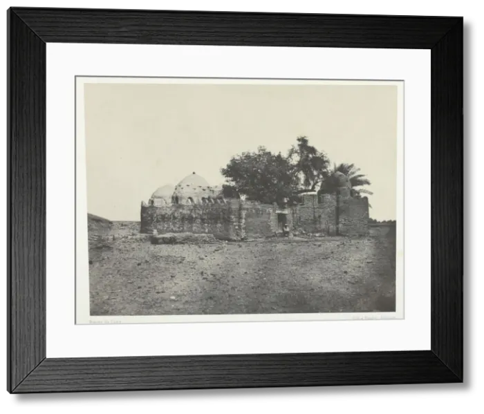 Framed Print : Tombeau de Cidi-Abdellah-el-Marabout, Haute-Egypte, 1849 / 51, printed 1852 Framed Print : Tombeau de Cidi-Abdellah-el-Marabout, Haute-Egypte, 1849 / 51, printed 1852