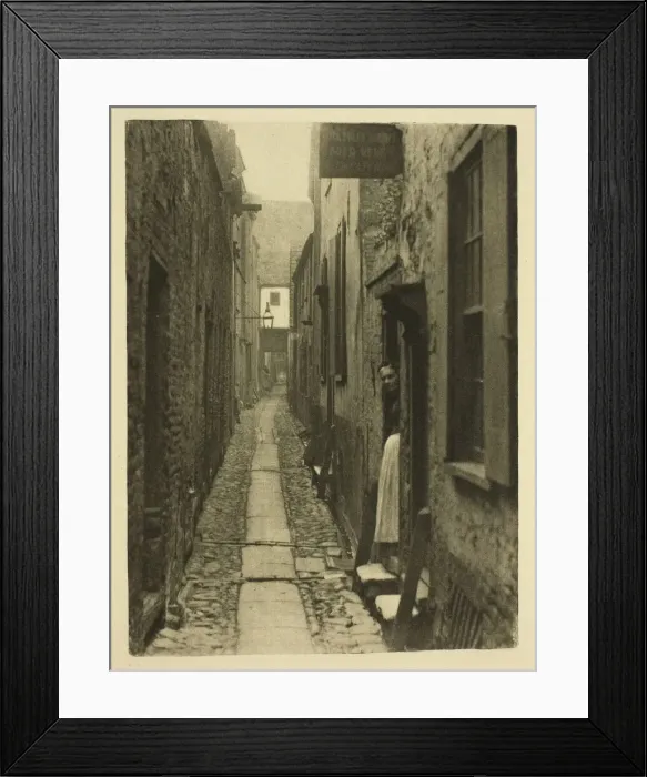 Framed Print : A Yarmouth Row, 1887. Creator: Peter Henry Emerson Framed Print : A Yarmouth Row, 1887. Creator: Peter Henry Emerson