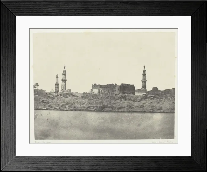 Framed Print : Vue Generale, Girgeh, Haute-Egypte, 1849 / 51, printed 1852 Framed Print : Vue Generale, Girgeh, Haute-Egypte, 1849 / 51, printed 1852