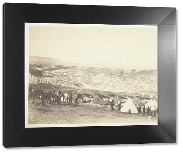 Encampment of Horse Artillery, 1855. Creator: Roger Fenton