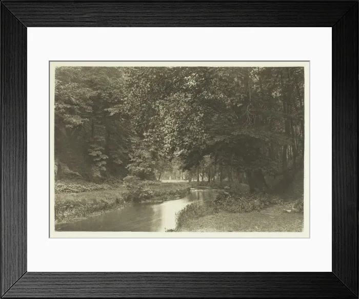 Framed Print : In Beresford Dale, 1880s. Creator: Peter Henry Emerson Framed Print : In Beresford Dale, 1880s. Creator: Peter Henry Emerson