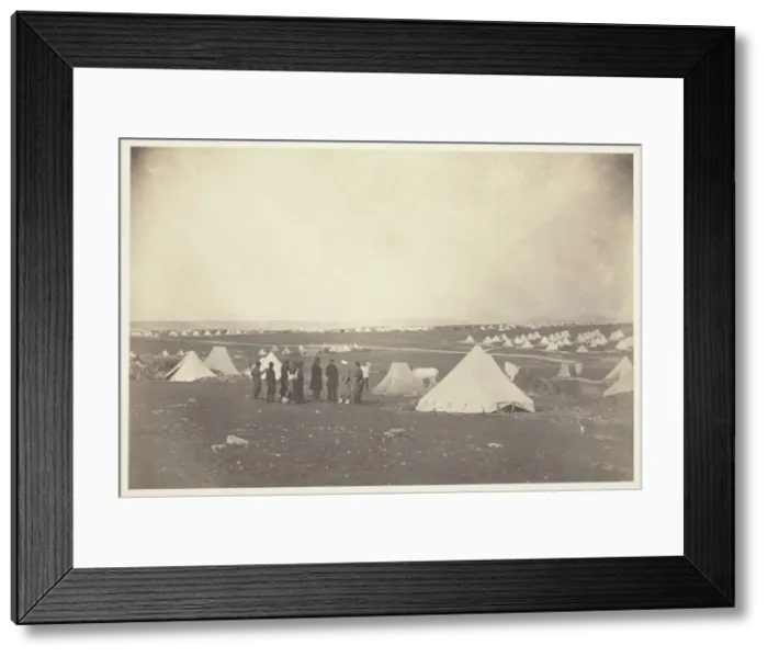 Framed Print : General Bosquets Quarters looking toward Mackenzie Farm, 1855. Creator: Roger Fenton Framed Print : General Bosquets Quarters looking toward Mackenzie Farm, 1855. Creator: Roger Fenton