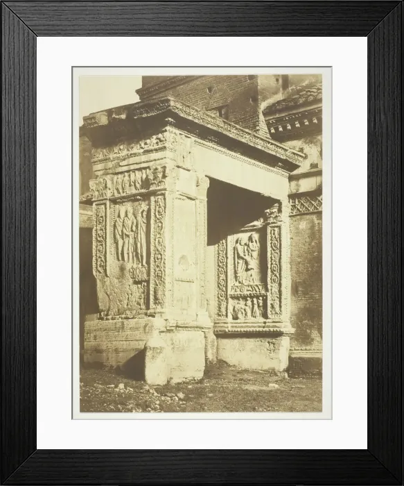 Framed Print : Arch of the Silversmiths, c. 1857. Creator: Robert MacPherson Framed Print : Arch of the Silversmiths, c. 1857. Creator: Robert MacPherson