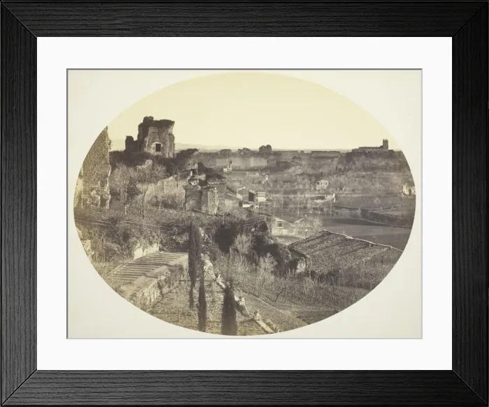 Framed Print : Palace of the Caesars on the Palatine, 1860. Creator: Robert MacPherson Framed Print : Palace of the Caesars on the Palatine, 1860. Creator: Robert MacPherson