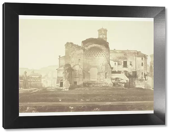 Untitled (Temple of Venus and Rome, Triumphal Arch and other ruins in Forum), c. 1857