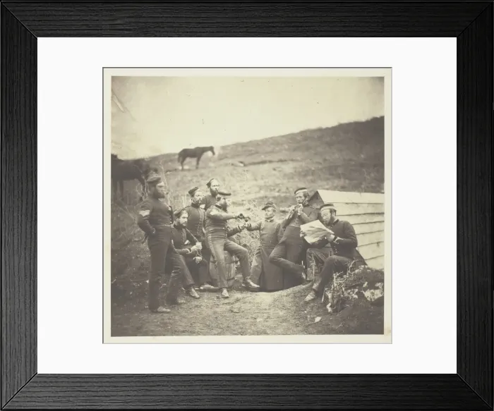 Framed Print : L Entente Cordiale, 1855. Creator: Roger Fenton Framed Print : L Entente Cordiale, 1855. Creator: Roger Fenton