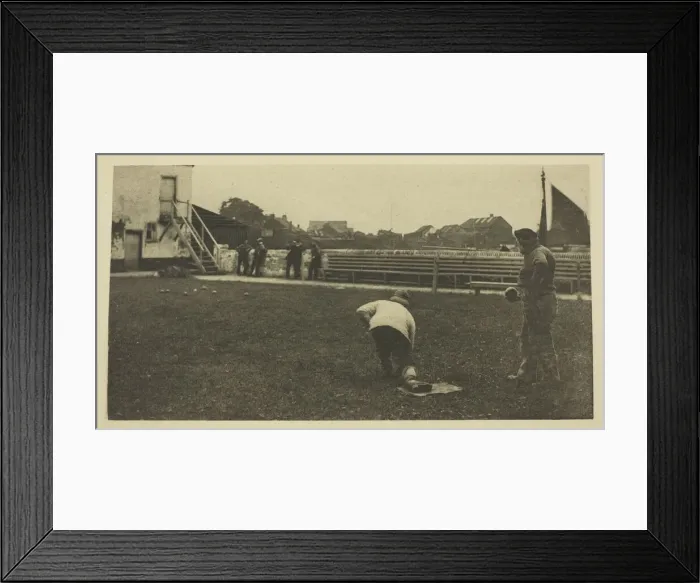 Framed Print : The Bowling Green, 1887. Creator: Peter Henry Emerson Framed Print : The Bowling Green, 1887. Creator: Peter Henry Emerson