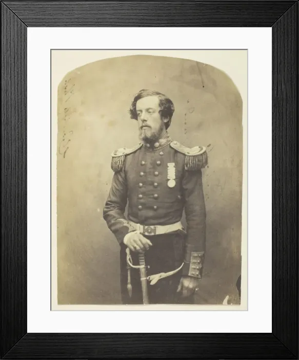 Framed Print : Captain Verschoyle, Grenadier Guards (an Early Photographer), Taken at the Crimea, 1855 Framed Print : Captain Verschoyle, Grenadier Guards (an Early Photographer), Taken at the Crimea, 1855