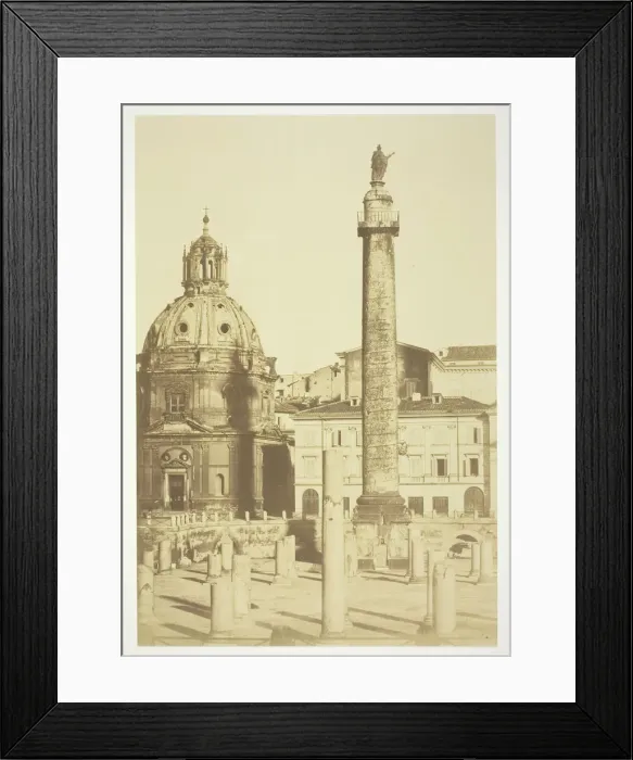 Framed Print : Untitled (Trajans Column), c. 1857. Creator: Robert MacPherson Framed Print : Untitled (Trajans Column), c. 1857. Creator: Robert MacPherson