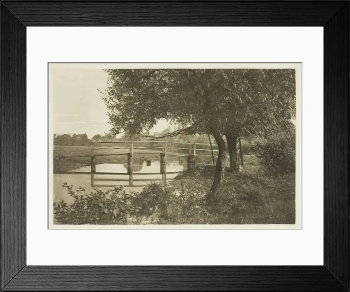 Framed Print : On the Sow, Near Waltons House at Shallowford, 1880s Framed Print : On the Sow, Near Waltons House at Shallowford, 1880s