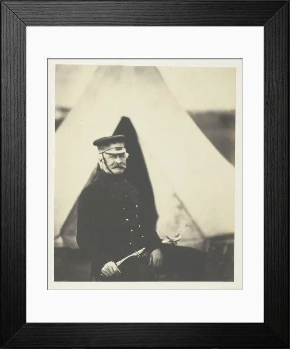 Framed Print : Lieutenant General Sir Richard England, K. C. B. 1855. Creator: Roger Fenton Framed Print : Lieutenant General Sir Richard England, K. C. B. 1855. Creator: Roger Fenton