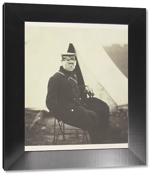 Lieutenant General Sir W. J. Codrington, K. C. B. 1855. Creator: Roger Fenton