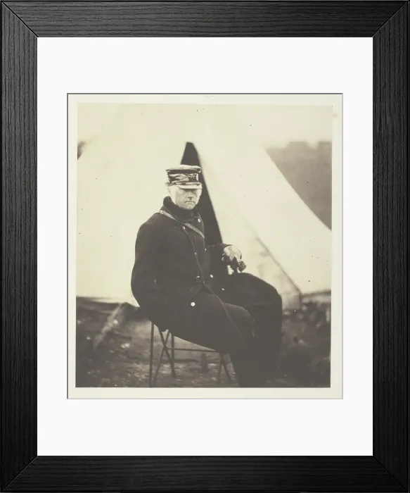 Framed Print : Lieutenant General Sir W. J. Codrington, K. C. B. 1855. Creator: Roger Fenton Framed Print : Lieutenant General Sir W. J. Codrington, K. C. B. 1855. Creator: Roger Fenton