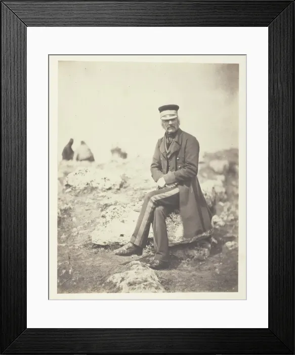 Framed Print : Lieutenant General Sir J. L. Pennefather, K. C. B. 1855. Creator: Roger Fenton Framed Print : Lieutenant General Sir J. L. Pennefather, K. C. B. 1855. Creator: Roger Fenton