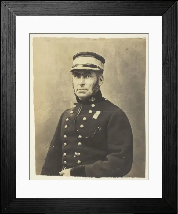 Framed Print : Admiral Lord Lyons, Taken in the Crimea, 1855. Creator: Roger Fenton Framed Print : Admiral Lord Lyons, Taken in the Crimea, 1855. Creator: Roger Fenton