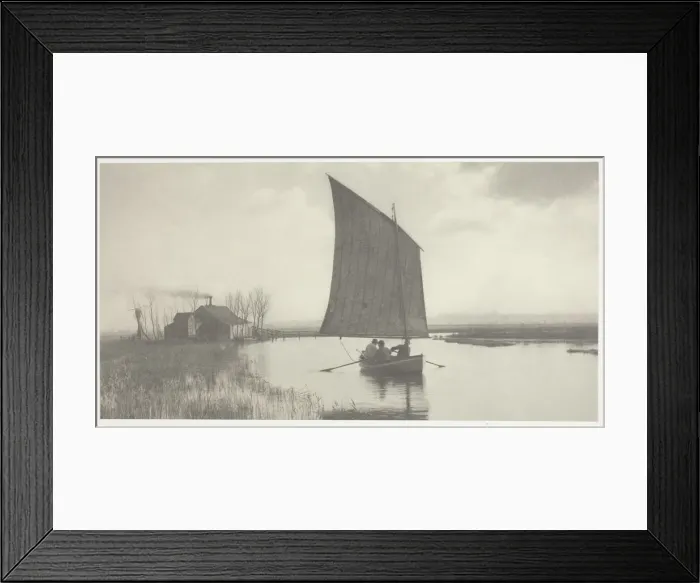 Framed Print : The Old Order and the New, 1886. Creator: Peter Henry Emerson Framed Print : The Old Order and the New, 1886. Creator: Peter Henry Emerson