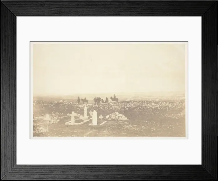 Framed Print : Cemetery, Cathcarts Hill, 1855. Creator: Roger Fenton Framed Print : Cemetery, Cathcarts Hill, 1855. Creator: Roger Fenton