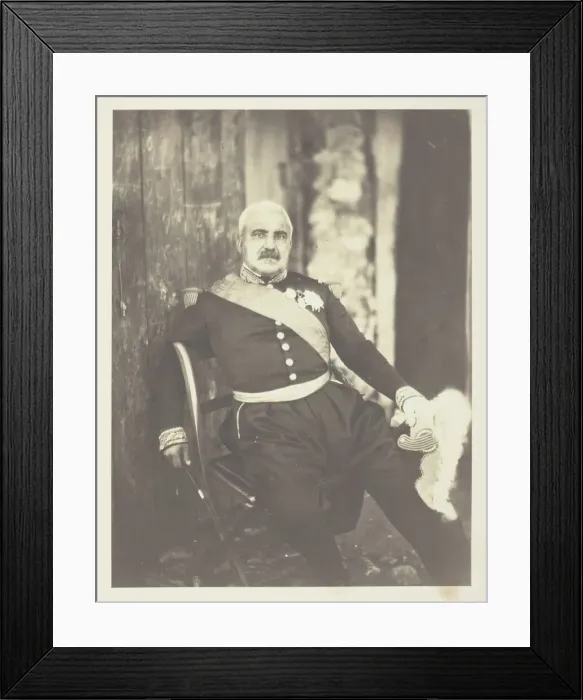 Framed Print : Marshal Pelissier, 1855. Creator: Roger Fenton Framed Print : Marshal Pelissier, 1855. Creator: Roger Fenton