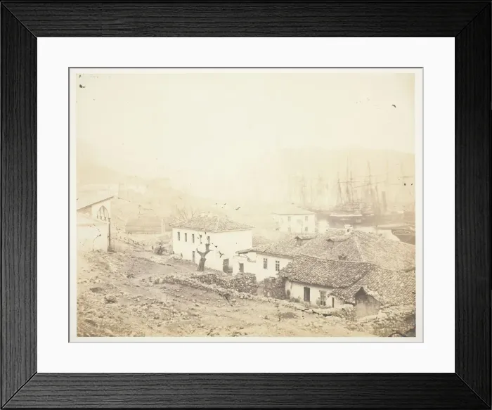 Framed Print : Balaklava, looking Seawards, 1855. Creator: Roger Fenton Framed Print : Balaklava, looking Seawards, 1855. Creator: Roger Fenton