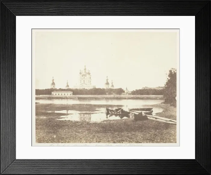 Framed Print : The Smolnoi Monastery, 1851 / 52. Creator: Roger Fenton Framed Print : The Smolnoi Monastery, 1851 / 52. Creator: Roger Fenton